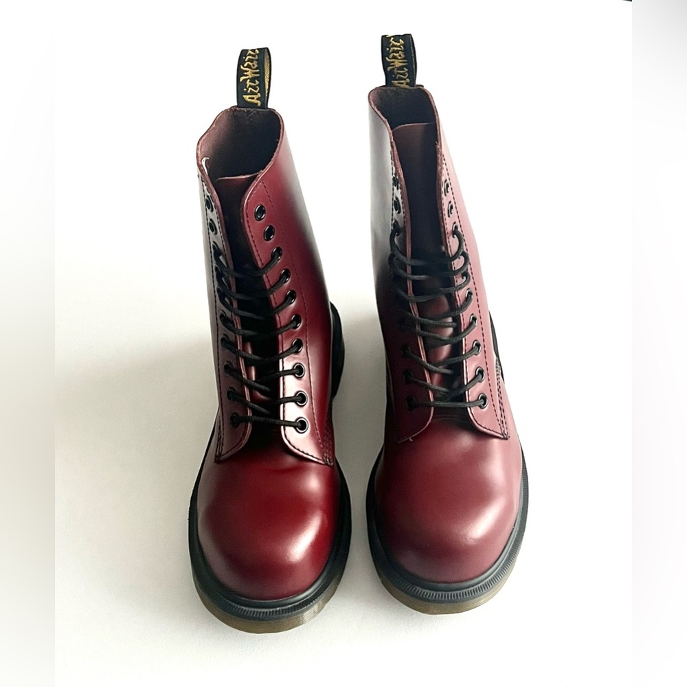 Dr. Martens British Red Combat Boots  Classic